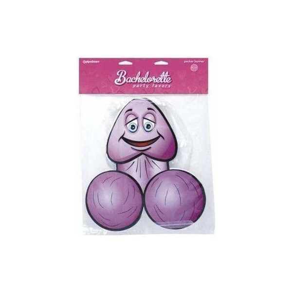 Bachelorette - bannière en forme de pénis Pipedream Sensations plus