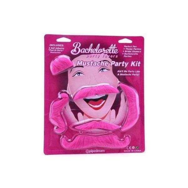 Bachelorette - Mustache Party Kit - Format de 6 Pipedream Sensations plus