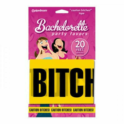 Bachelorette - Pipedream - Ruban Caution Bitches ! Pipedream Sensations plus