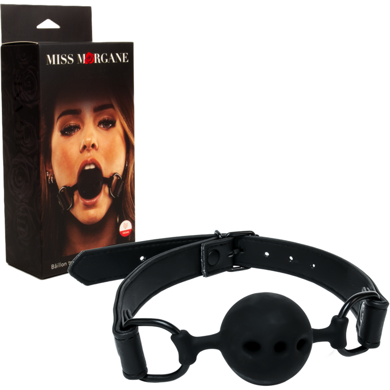Ball Gag - Miss Morgane - Bâillon Troué Végane Miss Morgane Sensations plus