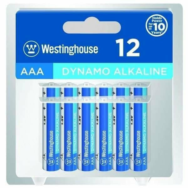 Piles - Westinghouse - AAA Alcaline 1.5V - Paquet de 12 Westinghouse Dynamo Sensations plus