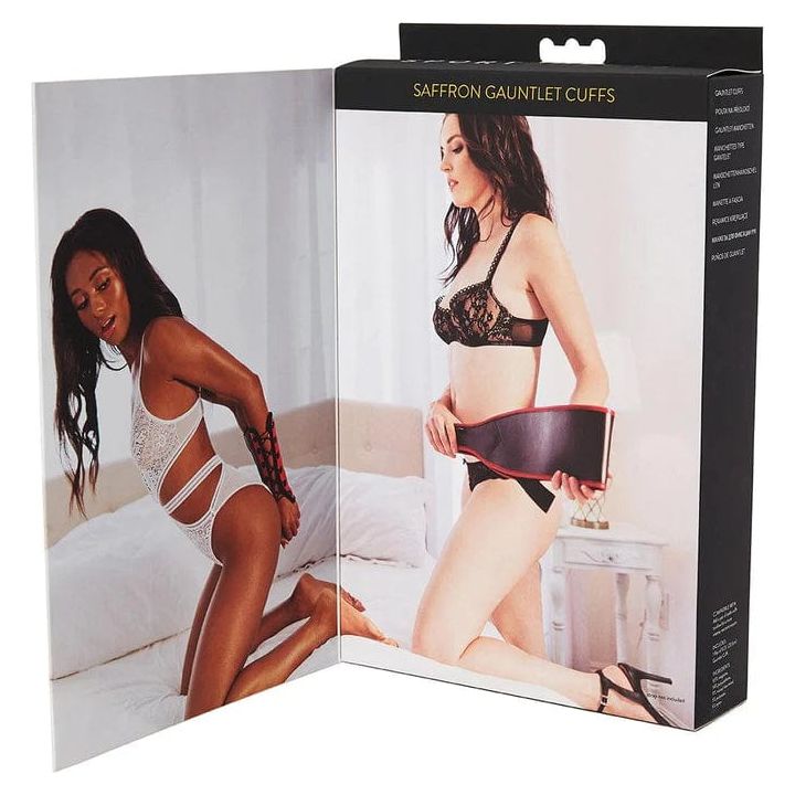 Menottes - Sportsheets - Saffron Gauntlet Cuffs Sportsheets Sensations plus