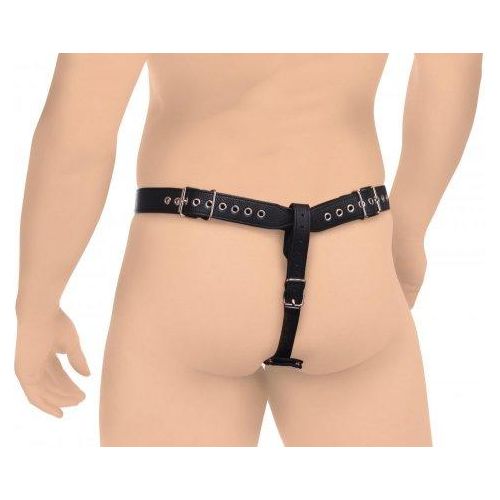 Chastity Cage - Strict - Male Chastity Harness with Anal Plug Sensations Plus Chastity Cage - Strict - Male Chastity Harness with Anal Plug Sensations Plus