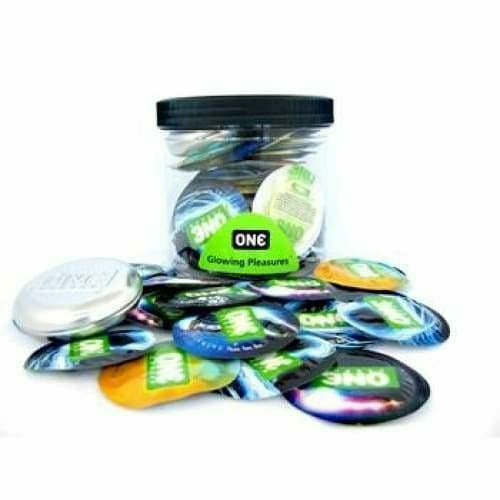 Condom - One - Glowing Pleasures Condom one Sensations plus