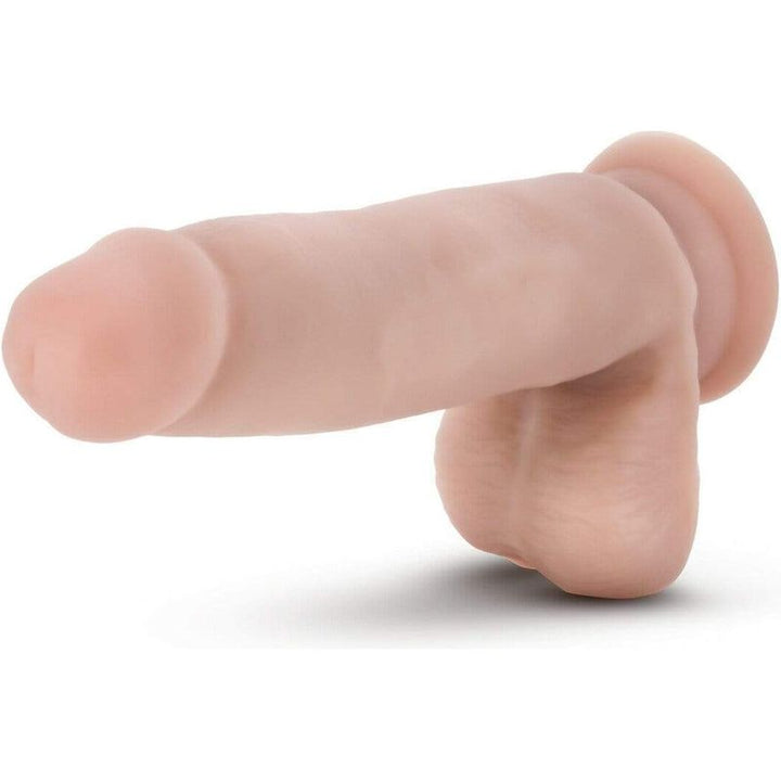 Dildo Auto-Lubrifiant - Dr.Skin - Glide 7 pouces Avec Testicules Blush Novelties Sensations plus