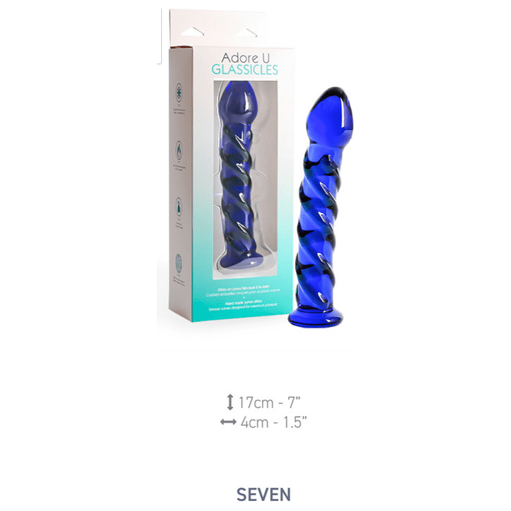 Dildo en Pyrex - Adore U Glassicles - Sept Adore U Sensations plus