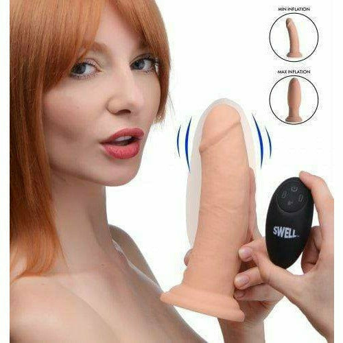 Dildo Gonflable - Swell - 7X Inflatable Vibrating Remote Control 7'' Swell Sensations plus