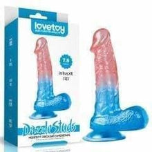 Dildo - Dazzle Studs - 7.5 pouces courbé Dazzle Studs Sensations plus