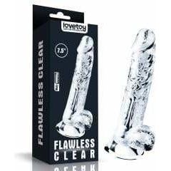Dildo - Flawless Clear - 7.5 pouces Flawless Clear Sensations plus