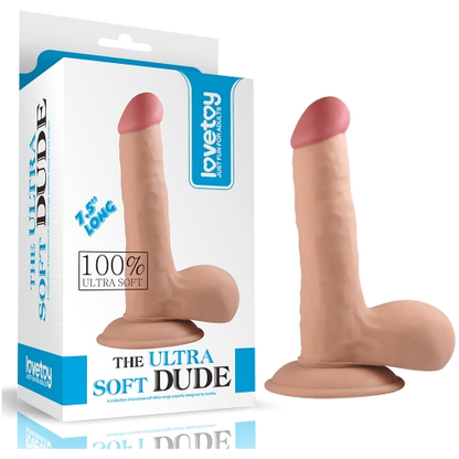 Dildo - The Ultra Soft Dude - 7.5 pouces - Large The Ultra Soft Dude Sensations plus