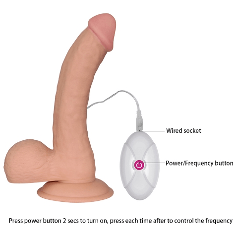 Vibrateur Réaliste - The Ultra Soft Dude - 8.8 pouces The Ultra Soft Dude Sensations plus