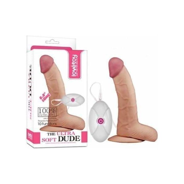 Vibrateur Réaliste - The Utra Soft Dude - 8.8 pouces The Ultra Soft Dude Sensations plus