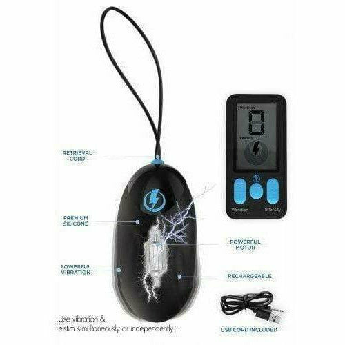Électrostimulation - E-Stim Pro Zeus - Vibrating Egg Zeus Sensations plus