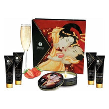 Ensemble - Shunga - Secrets de Geisha - Vin Pétillant à la Fraise Shunga Sensations plus