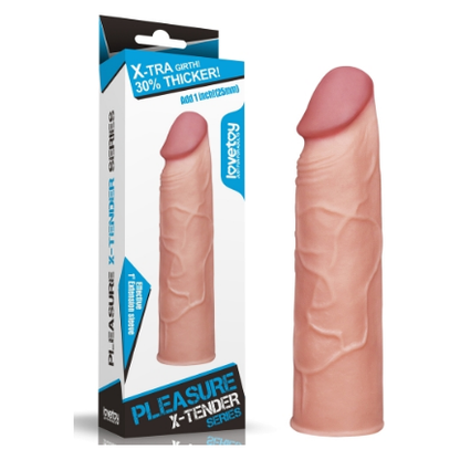 Extension - Pleasure X-Tender - +1 pouce pâle Pleasure X-tender Sensations plus