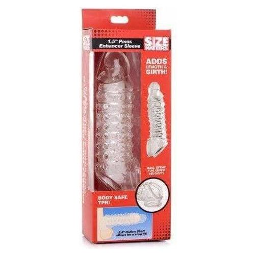 Extension - Size Matters - 1.5 Inch Penis Enhancer Sleeve Size Matters Sensations plus