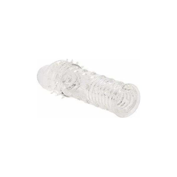 Extension - SuperMe - Extra Texture Sleeve-Clear - Chisa Novelties SuperMe Sensations plus