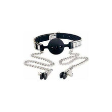 Fetish - Bondage Fetish - Ball Gag avec pinces à seins Bondage Fetish Sensations plus