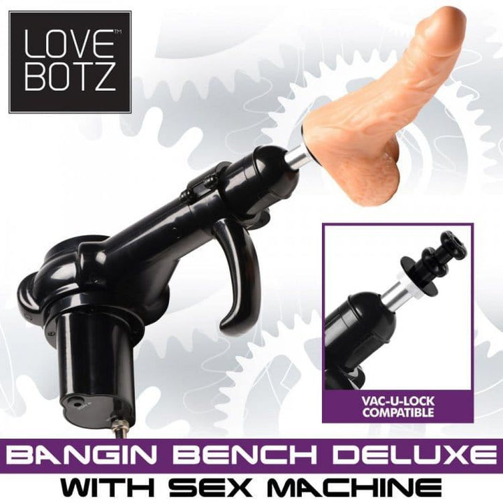 Fetish - Lovebotz - Deluxe Bangin' Bench with Sex Machine LoveBotz Sensations plus