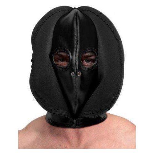 Masque BDSM - Strict - Zip Front Bondage Hood STRICT Sensations plus
