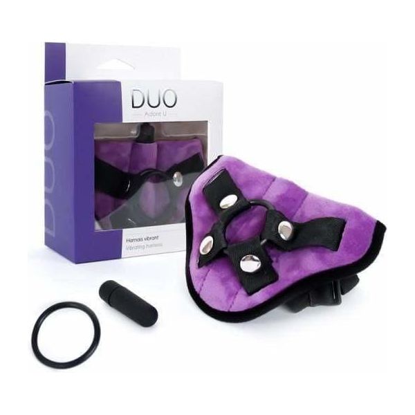 Harnais - Adore U Duo - Harnais Vibrant Adore U Sensations plus