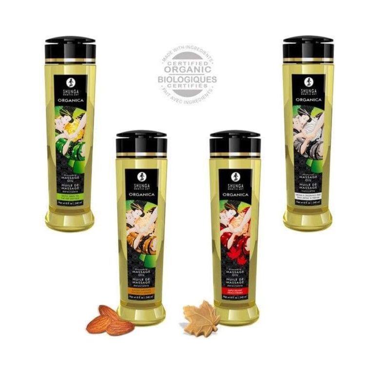 Huile de Massage - Shunga - Huile de massage Organica Shunga Sensations plus