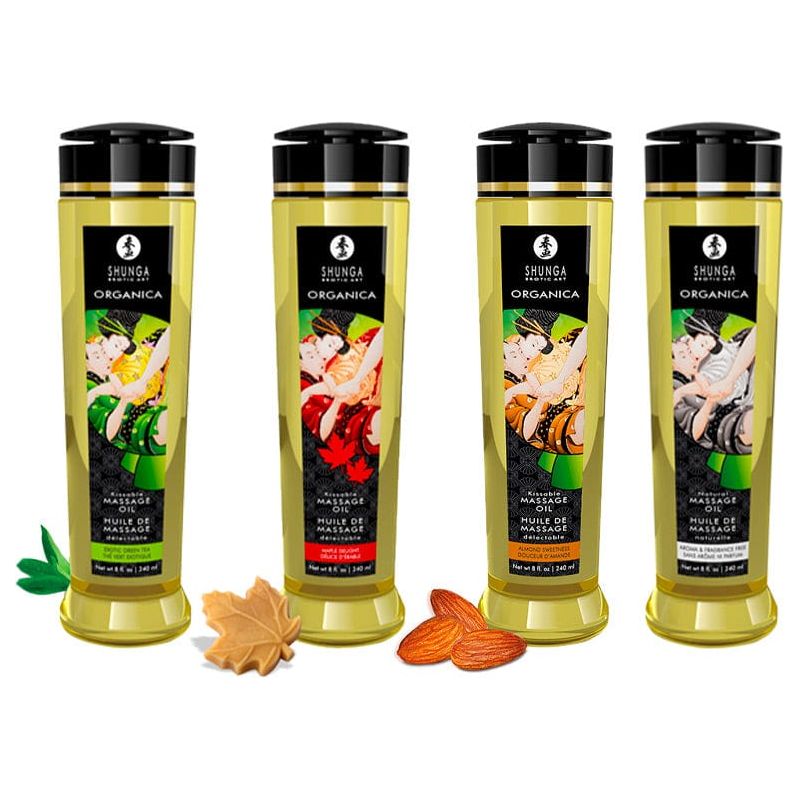 Huile de Massage - Shunga - Huile de massage Organica Shunga Sensations plus
