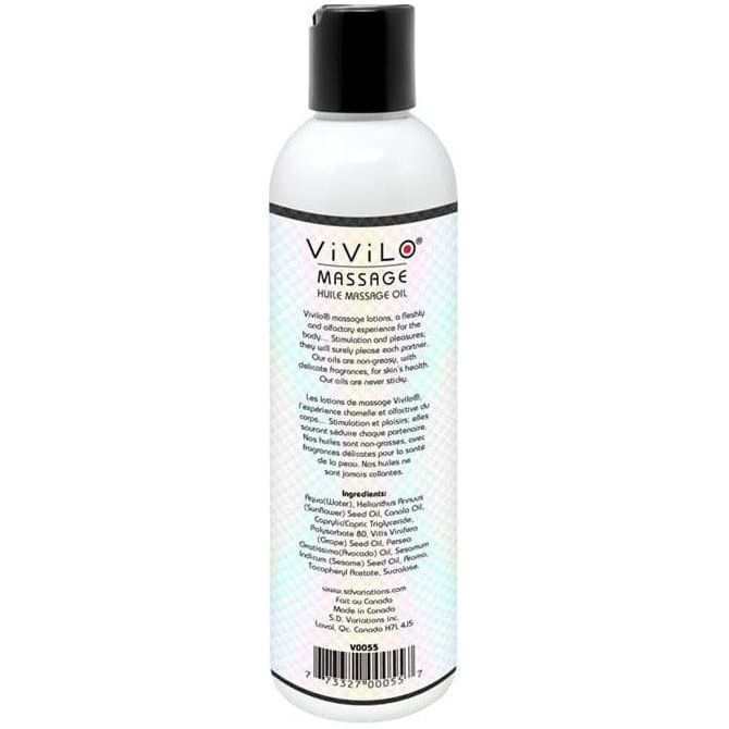 Huile de Massage - Vivilo - 8oz / 250 ml Vivilo Sensations plus