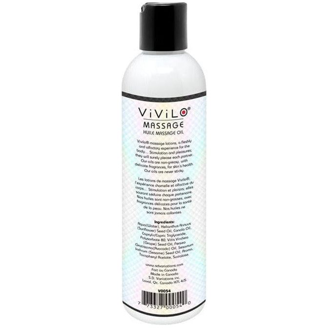 Huile de Massage - Vivilo - 8oz / 250 ml Vivilo Sensations plus