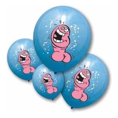 Humour - Ballons Bleu avec Pénis - Format de 6 Ozzé Créations Sensations plus