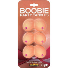 Humour - bougies en forme de sein - format de 3 Humour Sensations plus