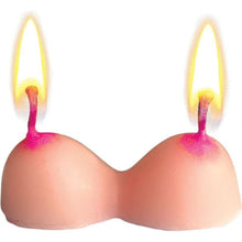 Humour - bougies en forme de sein - format de 3 Humour Sensations plus