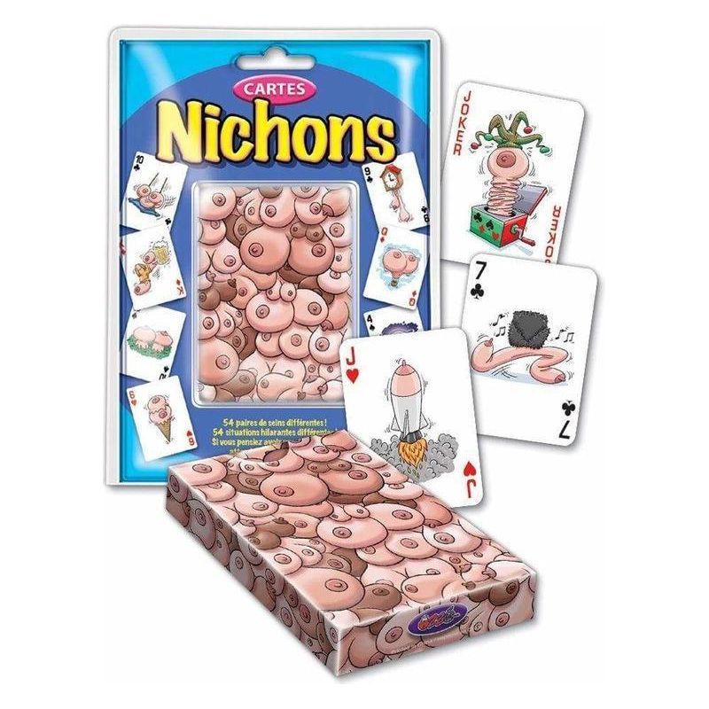 Humour - Jeu de cartes - Seins Ozzé Créations Sensations plus