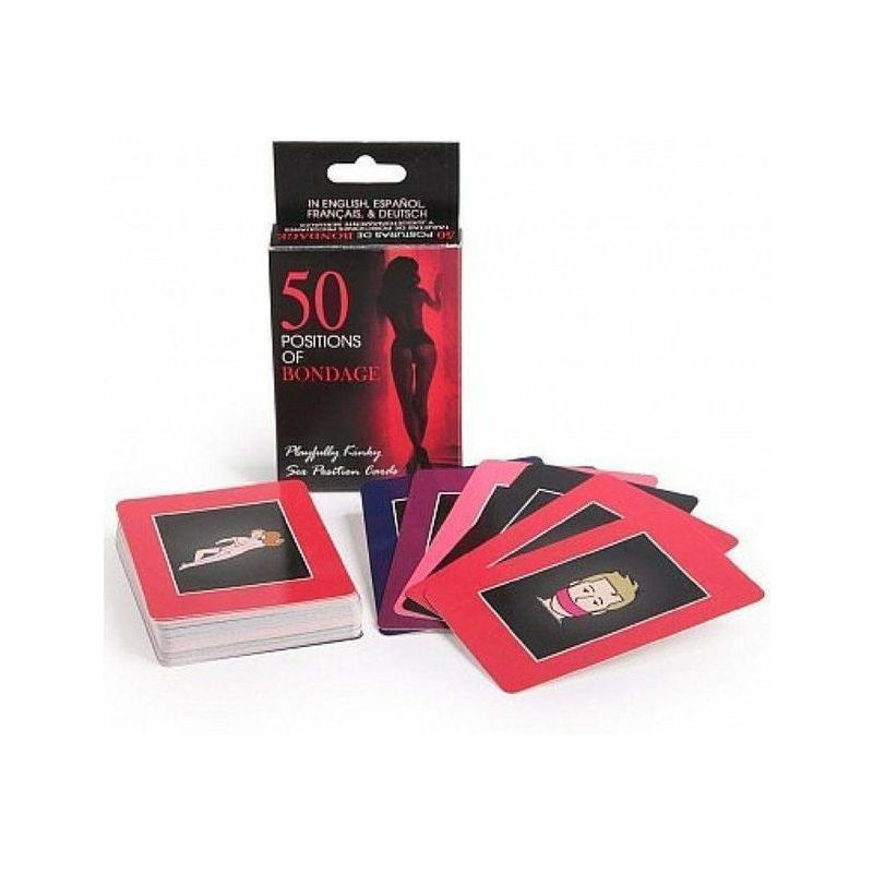 Jeu de Cartes - Kheper Games - 50 positions Bondage Kheper Games Sensations plus