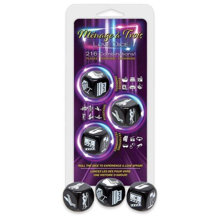 Dés Érotiques  - Love Dice - Ménage à Trois Love Dice Sensations plus
