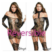 Lingerie Dreamgirl - Robe Jarretelles Réversible 0318 Dreamgirl Sensations plus