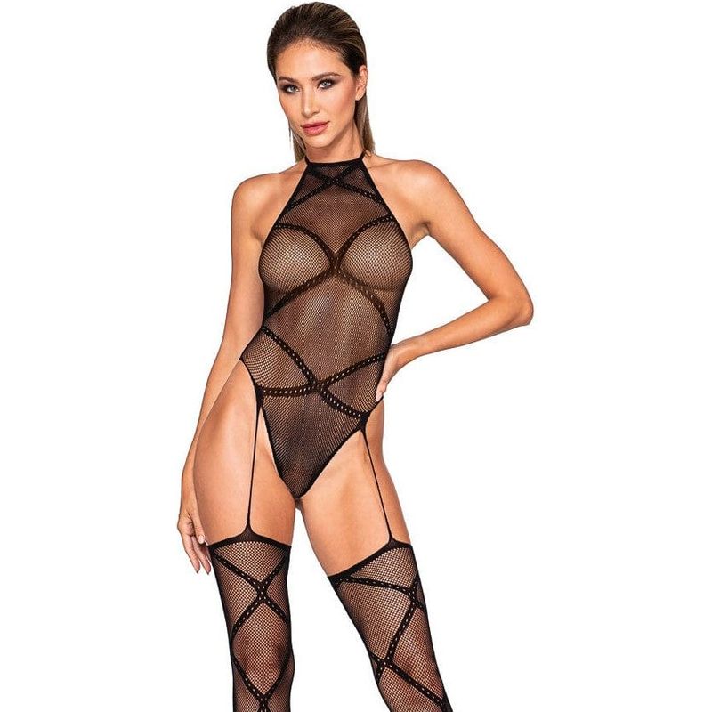 Lingerie Dreamgirl - Teddy avec bas  0385 Dreamgirl Sensations plus