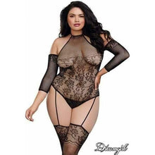 Lingerie Dreamgirl - Teddy Sexy avec Bas 0310 Dreamgirl Sensations plus