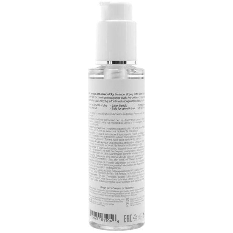 Lubrifiant à Base D'eau - Wicked - Simply Aqua Wicked Sensual Care Sensations plus