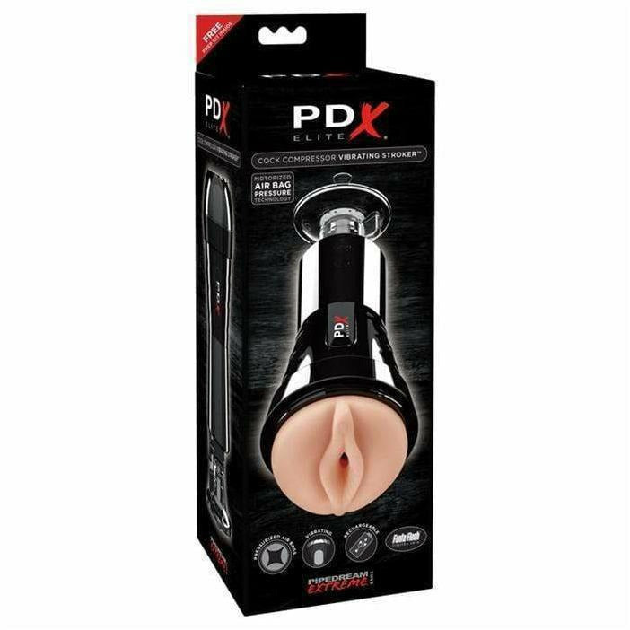 Masturbateur - PDX Elite - Cock Compressor Vibrating Stroker Pipedream Sensations plus