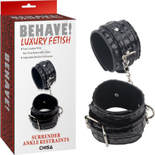 Menottes - Behave! - Surrender - Chevilles Behave! Sensations plus
