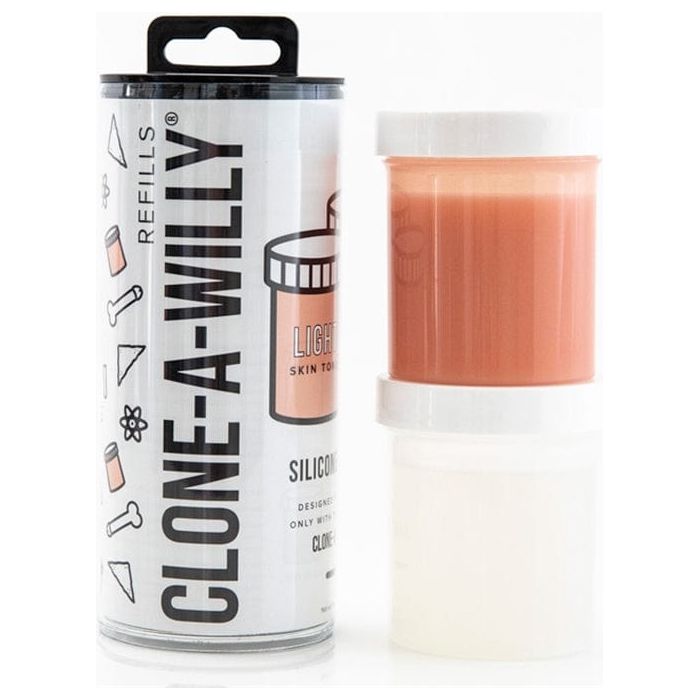 Moulage - Clone A Willy - Recharge de Silicone - Clair Clone a Willy Sensations plus