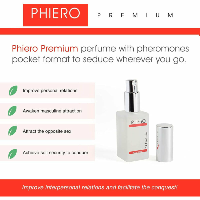 Parfum aux phéromones - Phiero Premium - Homme 500 Cosmetics Sensations plus