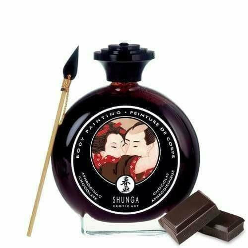 Jeu pour Couple - Shunga - Peinture Comestible au Chocolat Shunga Sensations plus
