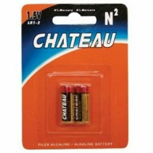 Piles - Château - Alkaline N - Format de 2 Chateau Manis Electronics Sensations plus