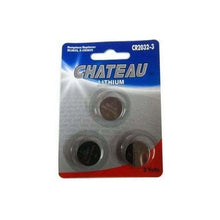 Piles - Château - CR2032 - Format de 3 Chateau Manis Electronics Sensations plus