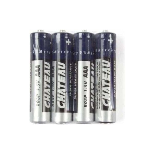 Piles - Château - Format de 4 en vrac Chateau Manis Electronics Sensations plus
