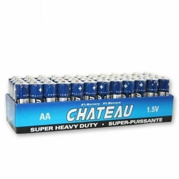 Piles - Château - Super Heavy Duty - Format de 48 Chateau Manis Electronics Sensations plus