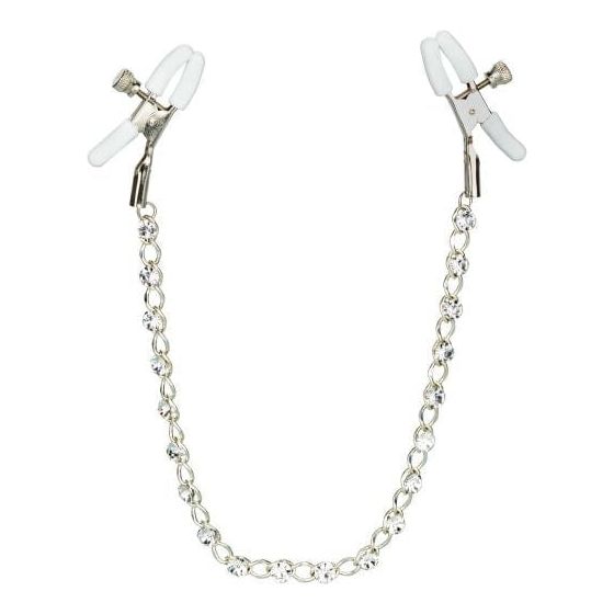 Pinces à Seins - CalExotics - Crystal Chain Nipple Clamps CalExotics Sensations plus
