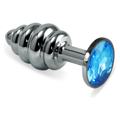 Plug Anal - Stainless Steel - Diamond Ribbed